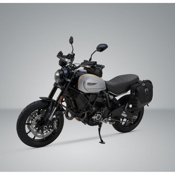 SW-MOTECH Legend Black saddlebags with left side support (27 liters) each - BlackRef: bc.hta.22.961.20100