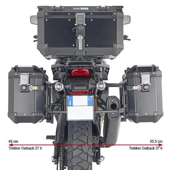 Givi PL ONE FIT MONOKEY CAM-SIDE TREKKER OUTBACK Case MountRef: PLO8400CAM