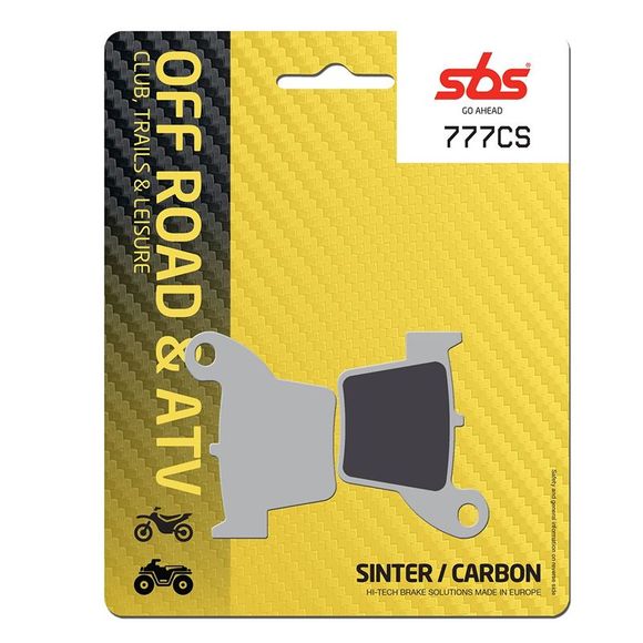SBS 777CS Organic Rear Brake PadsRef: 777CS / 777110