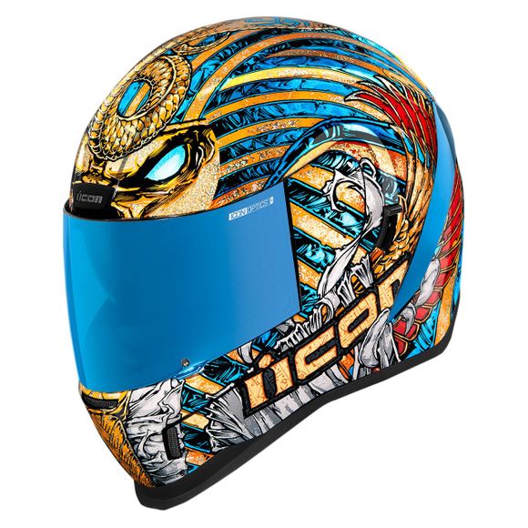 Casque intégral Icon AIRFORM - PHARAOH - BleuRef : IC0790