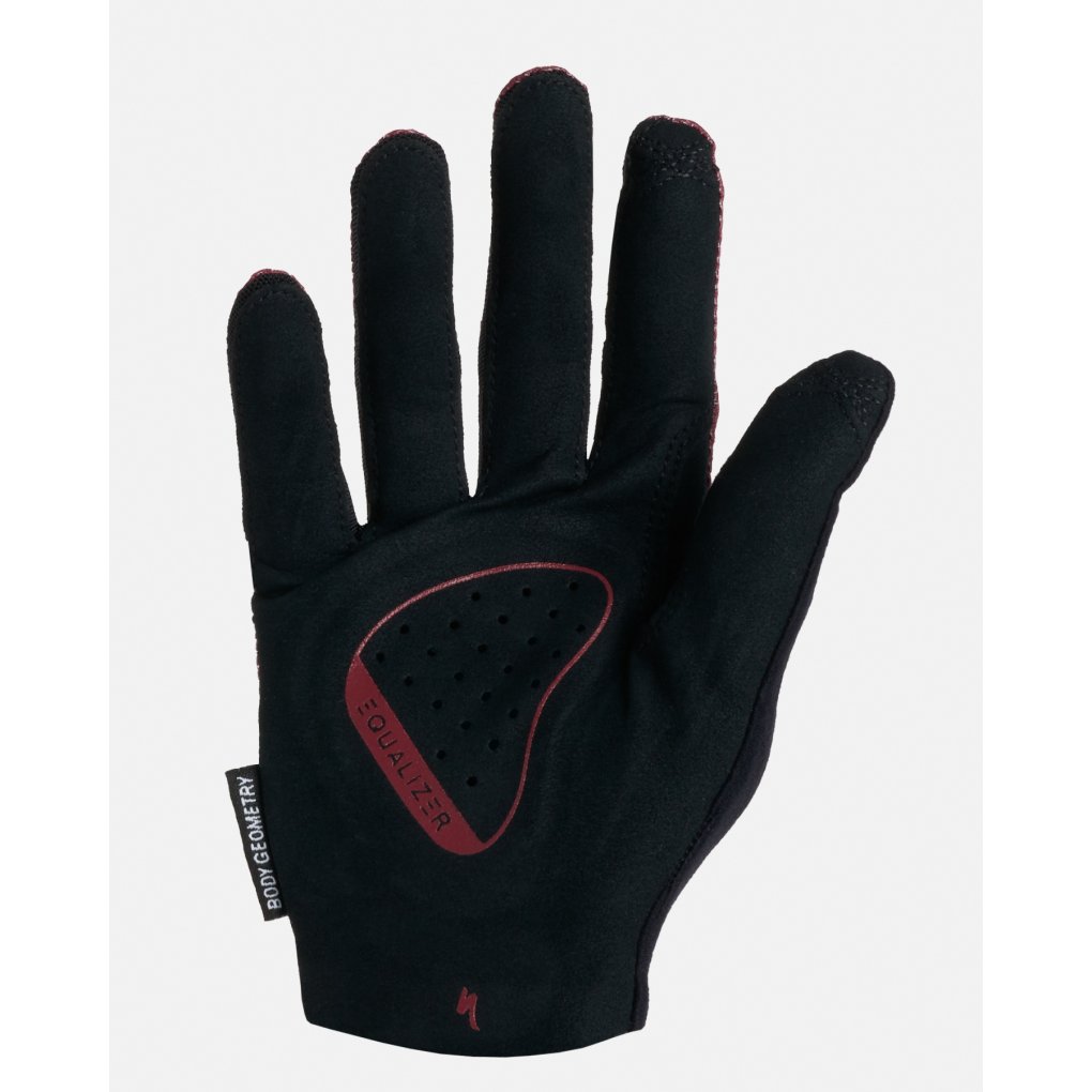 Specialized Body Geometry Grail LF Full Finger Gloves Women - garnet red