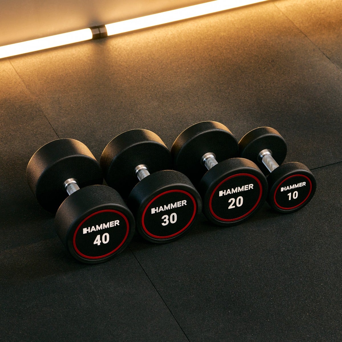 Compact dumbbells PU 2,5 - 40 kg