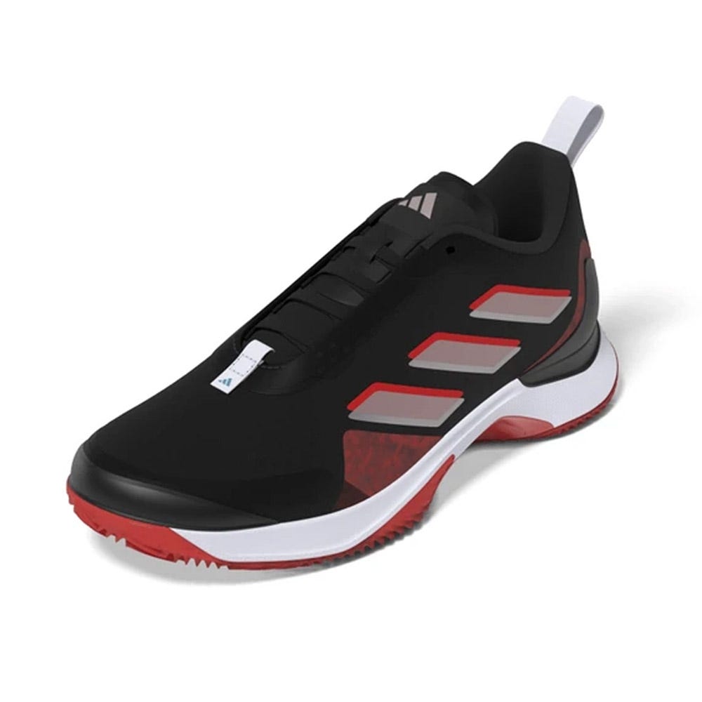 ADIDAS AVACOURT CLAY BLACK RED WOMEN'S HQ8409