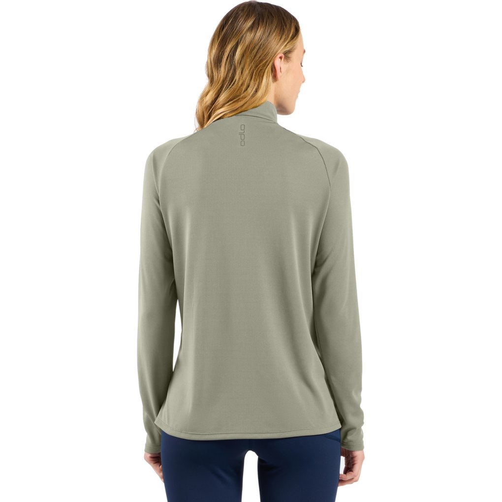 Odlo Essentials Ceramiwarm Half-Zip Running Mid Layer Women - shadow