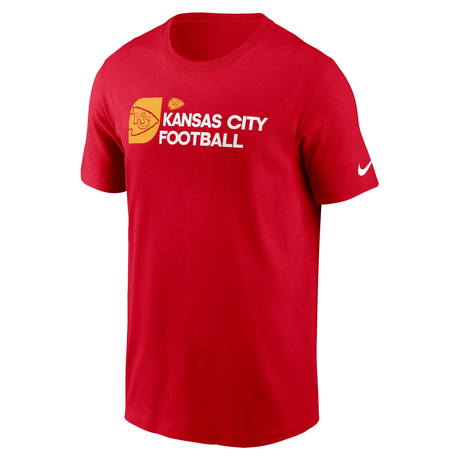 Kansas City Chiefs Team Slogan Nike Essential NFL T-Shirt Red