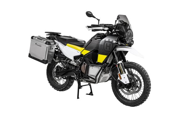 Touratech ZEGA Pro 31/38 suitcase - Black support included - AluminumRef: Trt01147A / 01-414-5780-0