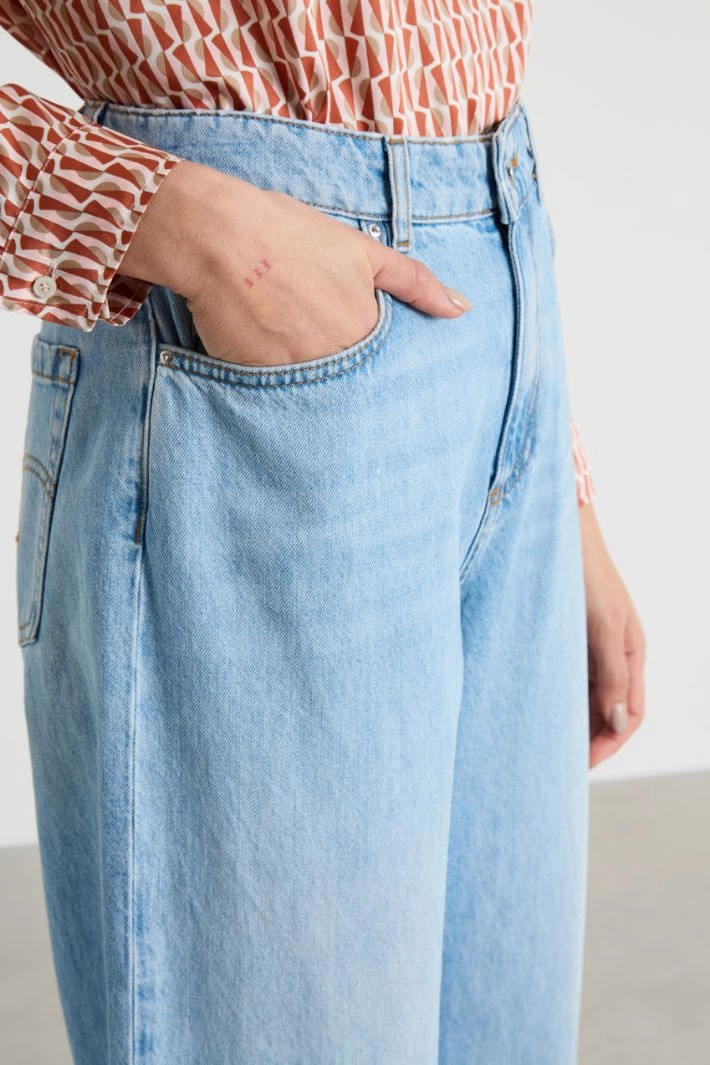 Barrel jeans - LIGHT BLUE