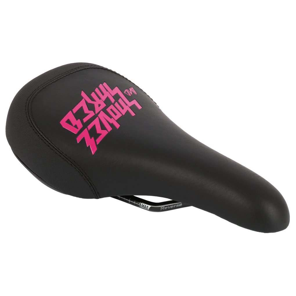 Reverse Components Nico Vink Shovel and Shred Saddle - black / candy / white
