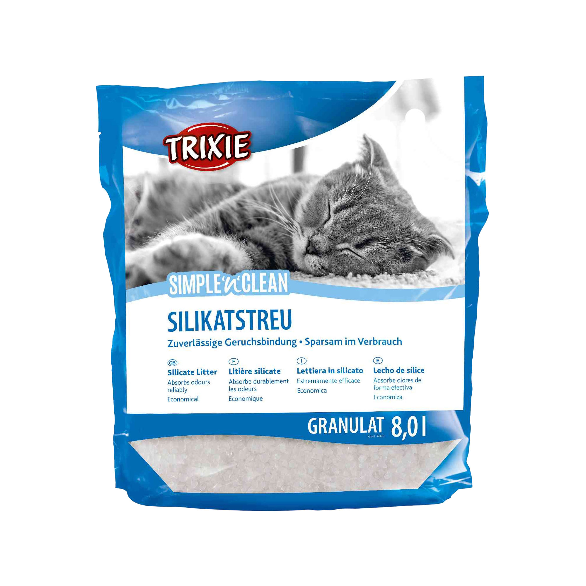 Trixie Simple 'n' Clean Silica Litter - 8 l