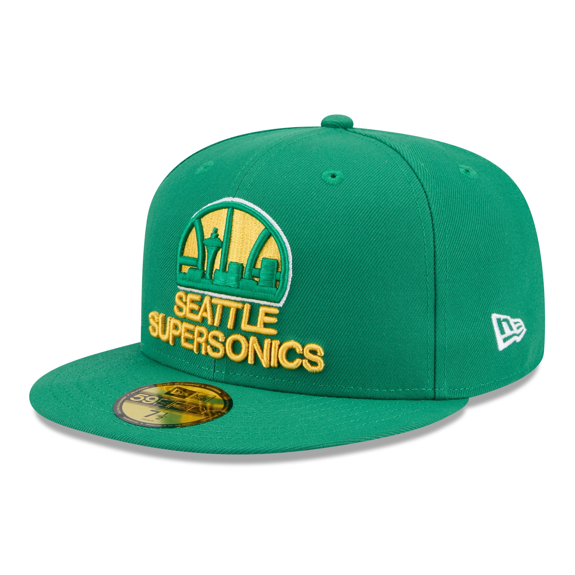 Seattle SuperSonics 1975-1995 Hardwood Classics 59FIFTY Fitted Cap Green