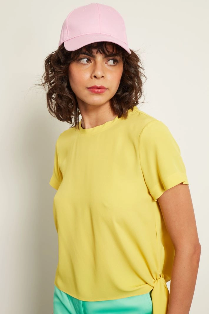 Cotton baseball cap - CONFETTI PINK