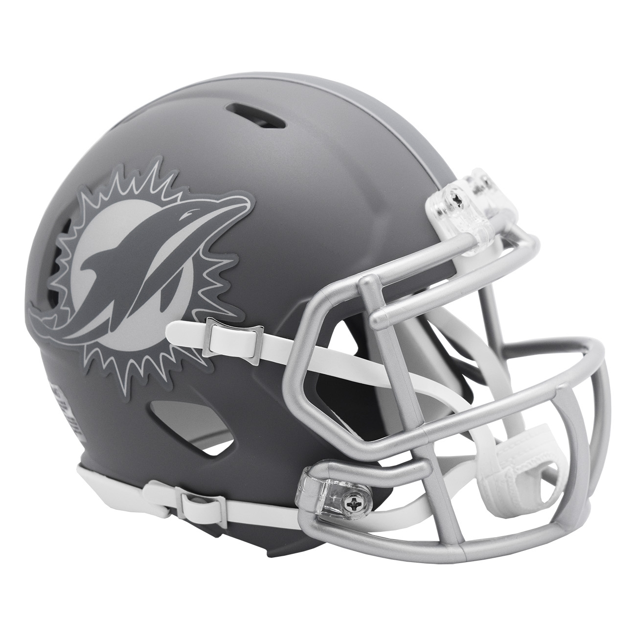 Miami Dolphins Slate Alternate NFL Speed Mini Helmet