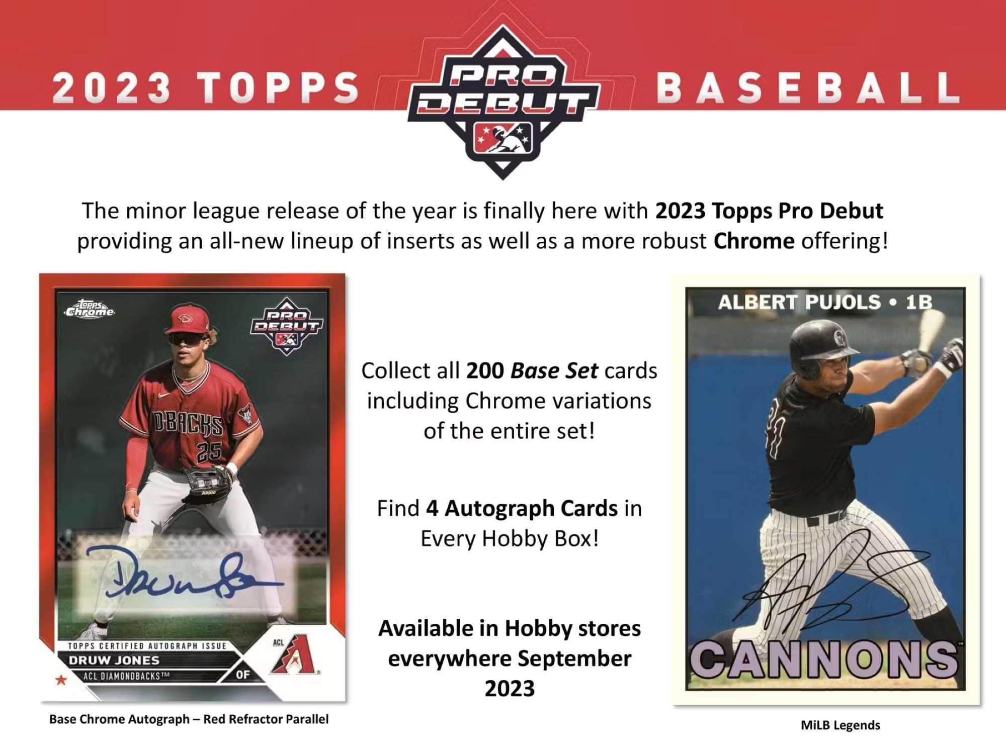 2023 Topps Pro Debut Baseball MiLB Jumbo Box