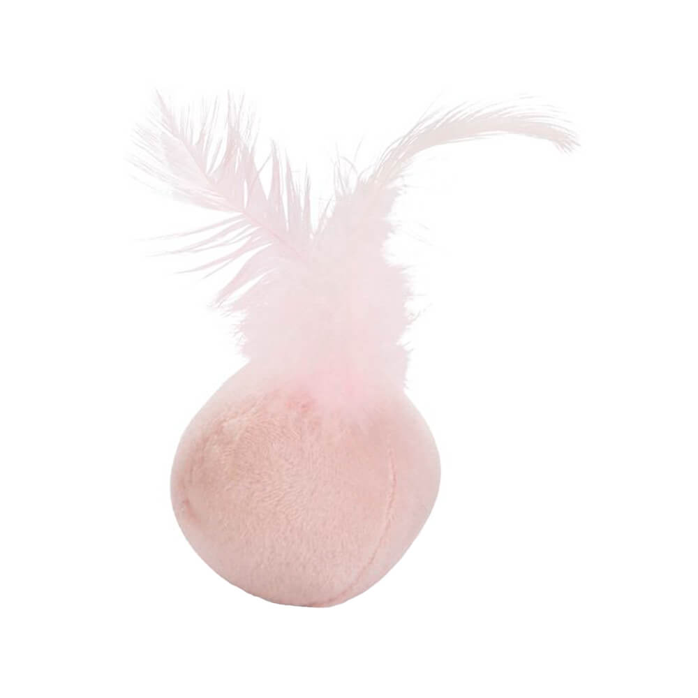 Beeztees Kitten Ball + Feather Rizo - Mint