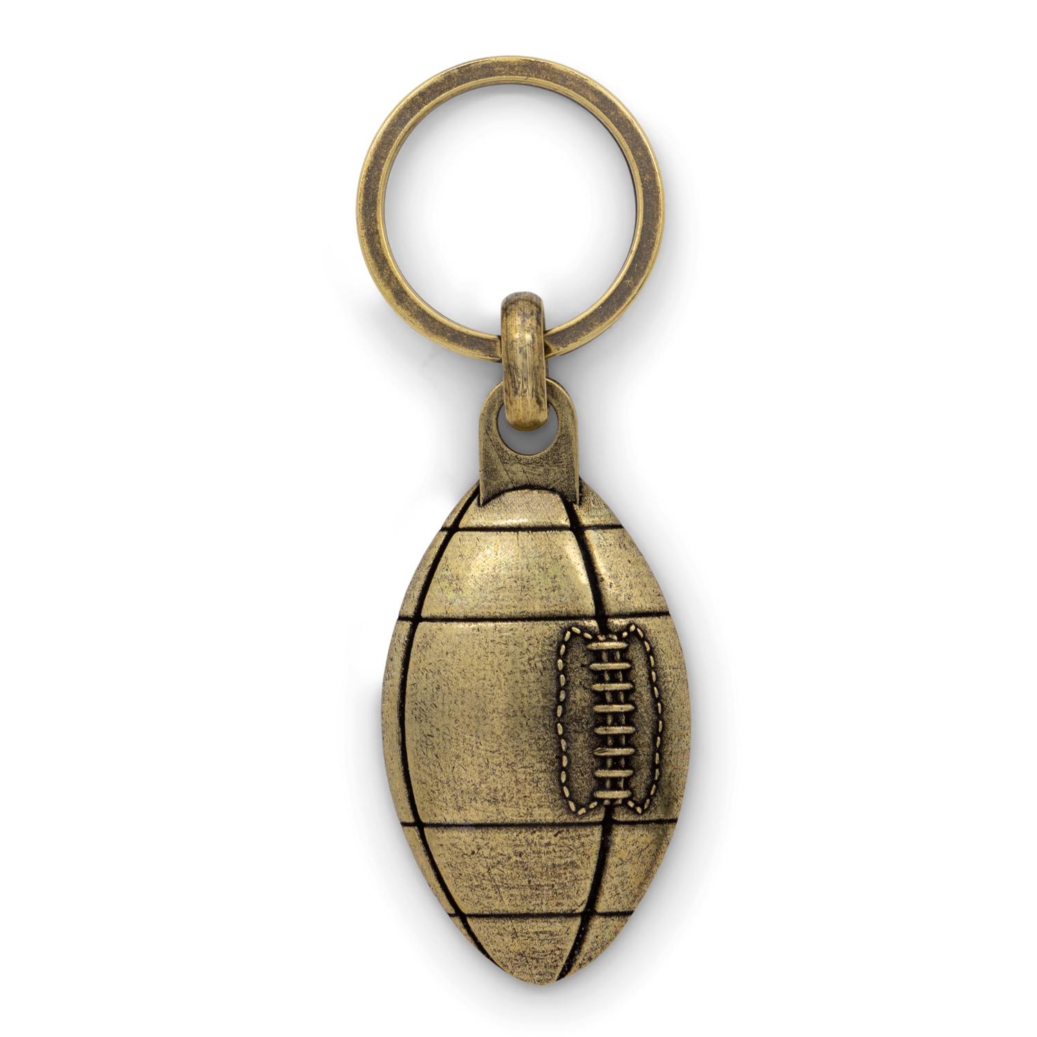 Rugby Ball Keyring