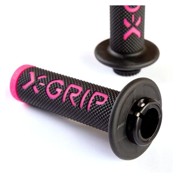 X-GRIP GRIPS LOCK Universal Handlebar Grips - PinkRef: Xgr0071 / 0513Xg2140