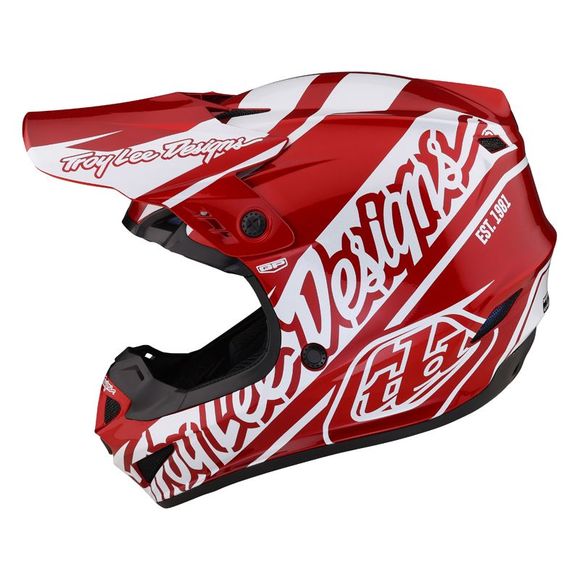 TroyLee design GP SLICE CHILD cross helmet - WhiteRef: TRL0878