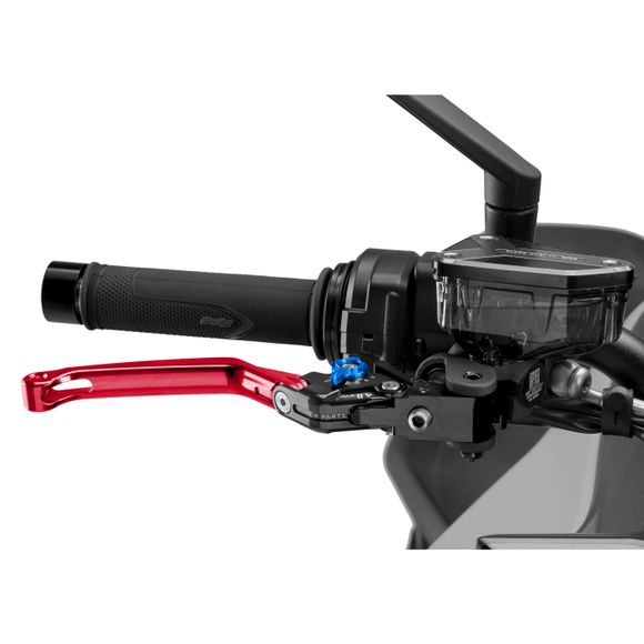 Puig folding brake lever 4.0 red Universal - BlueRef: PUI0911