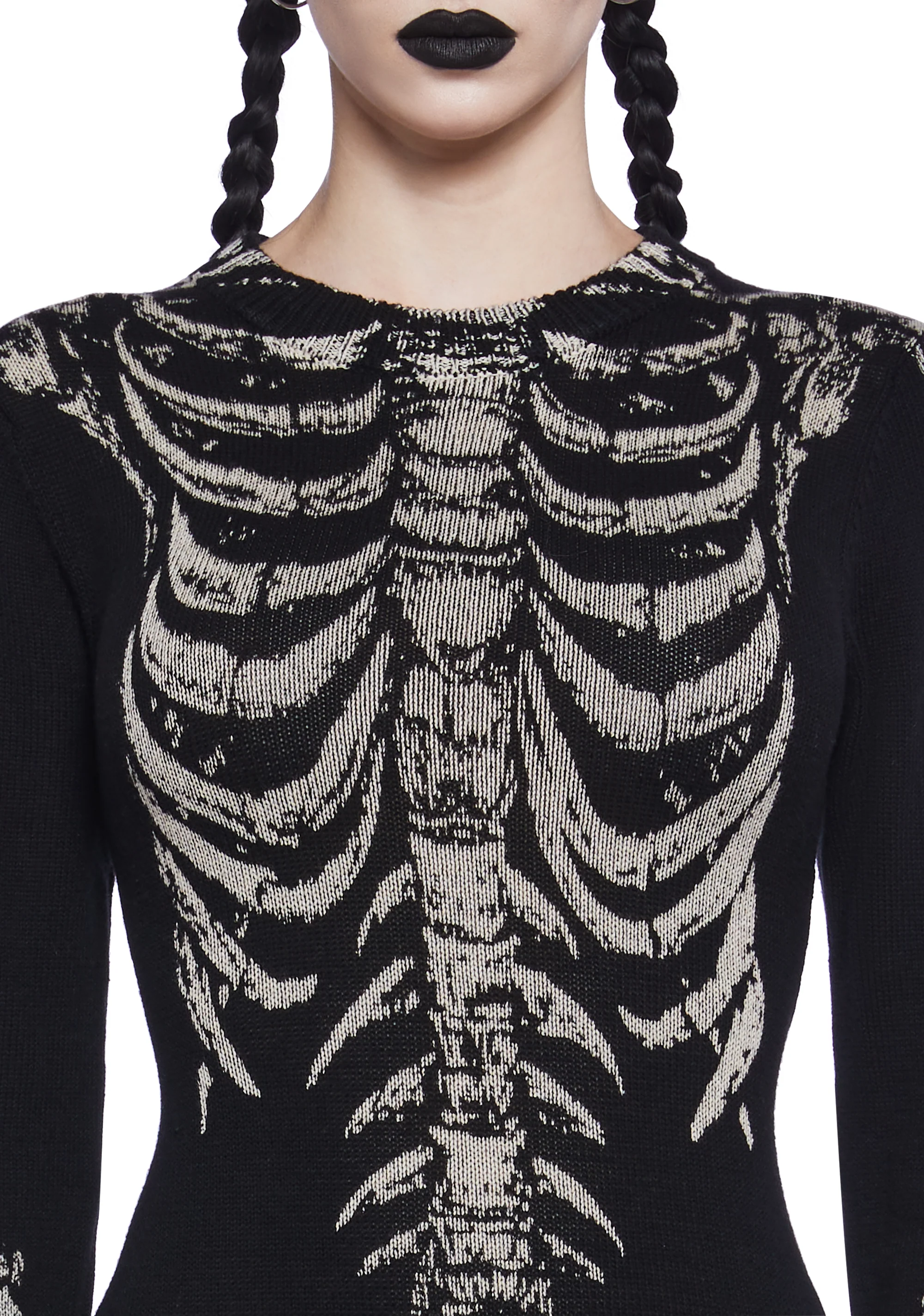 Bone Collector Knit Midi Dress