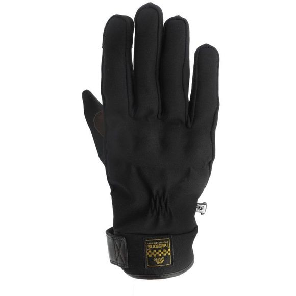 Gants Helstons JUSTIN - HIVER - FABRIC - Noir / JauneRef : HS1040-C210