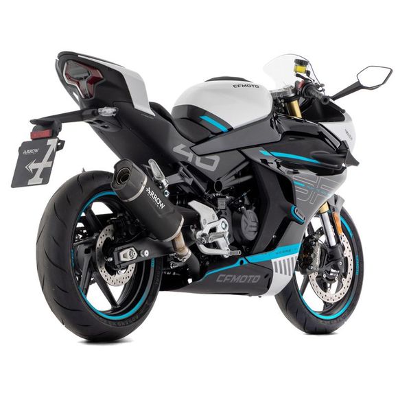 Arrow indy race evo silencer carbon end cap - blackRef: AW0076