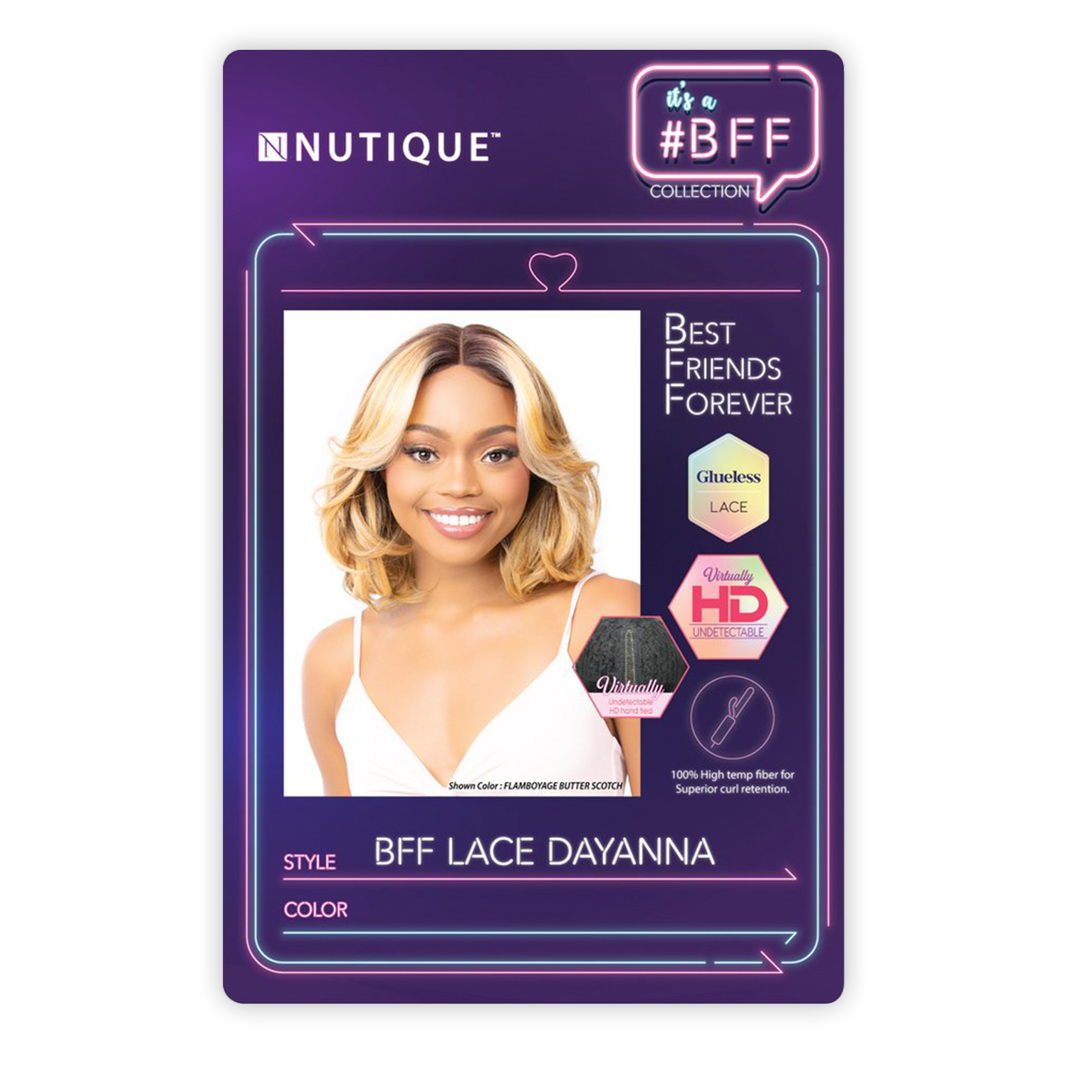 Nutique HD Lace Front Wig Glueless BFF Lace Dayanna