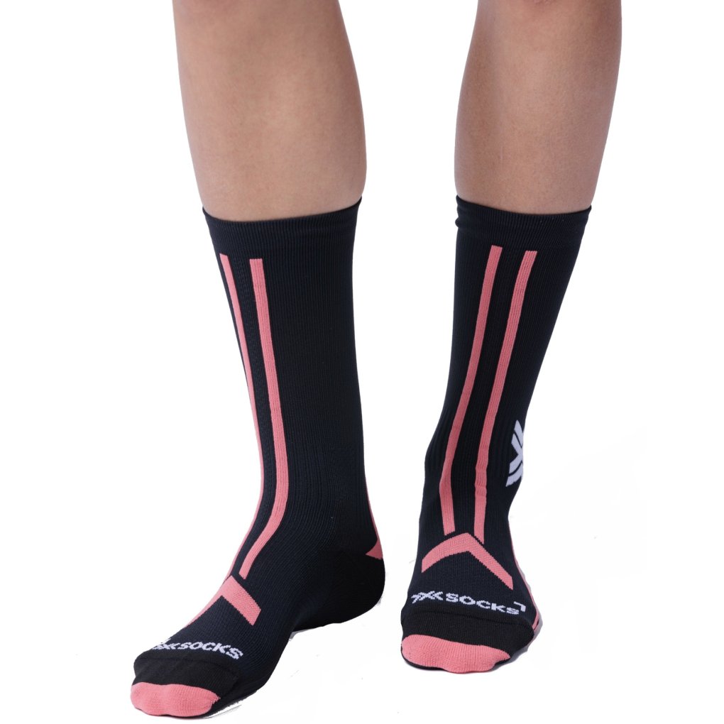 X-Socks Trailrun Discover Crew Socks Women - x black/dusty rose