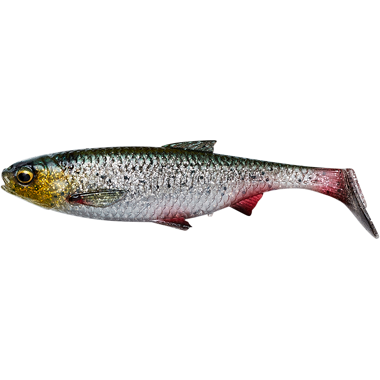 Savage Gear Softlure 3D River Roach (Green Silver UV)