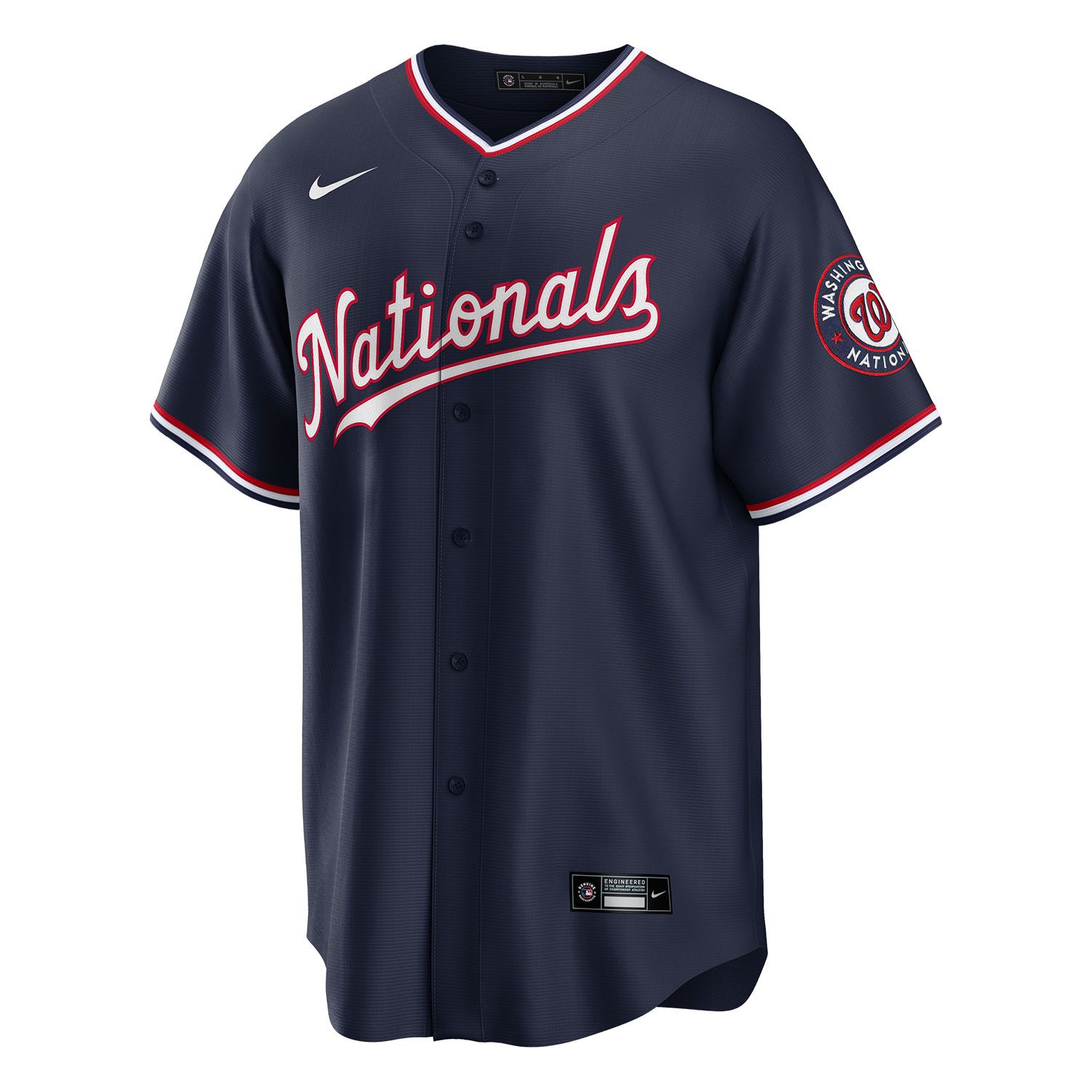 Washington Nationals Nike MLB Alternate Road Jersey Navy