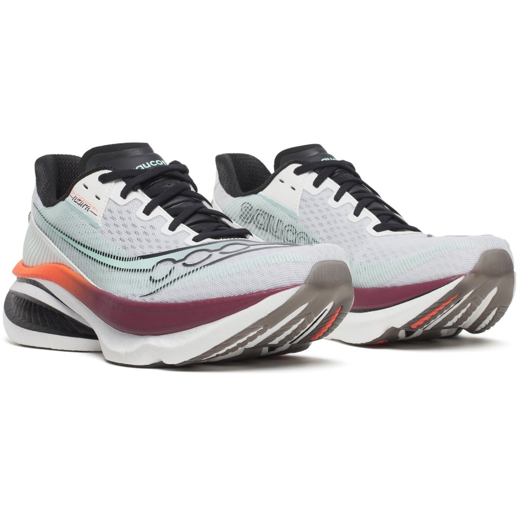 Saucony Endorphin Azura Running Shoes Men - white/crimson