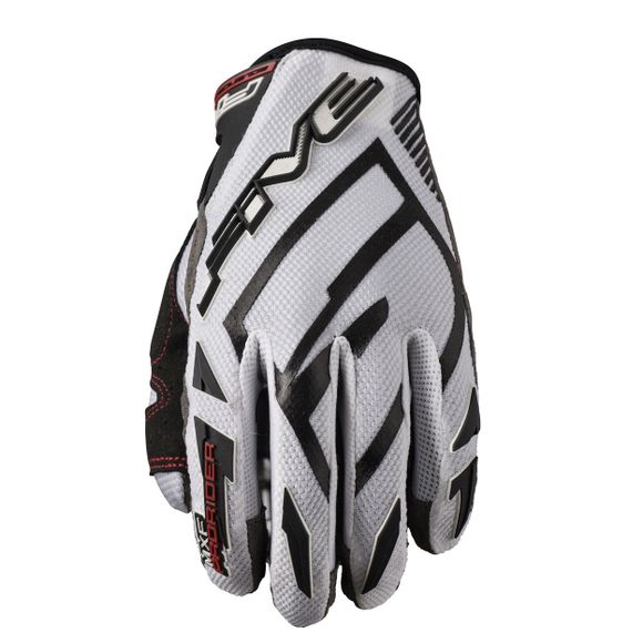 Five MXF PRORIDER S WHITE 2023 cross gloves - WhiteRef: FV0120