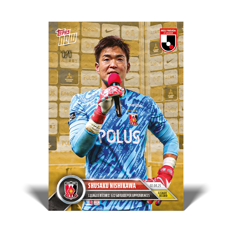 Shusaku Nishikawa - 2025 J.League® Topps NOW® - Card 5