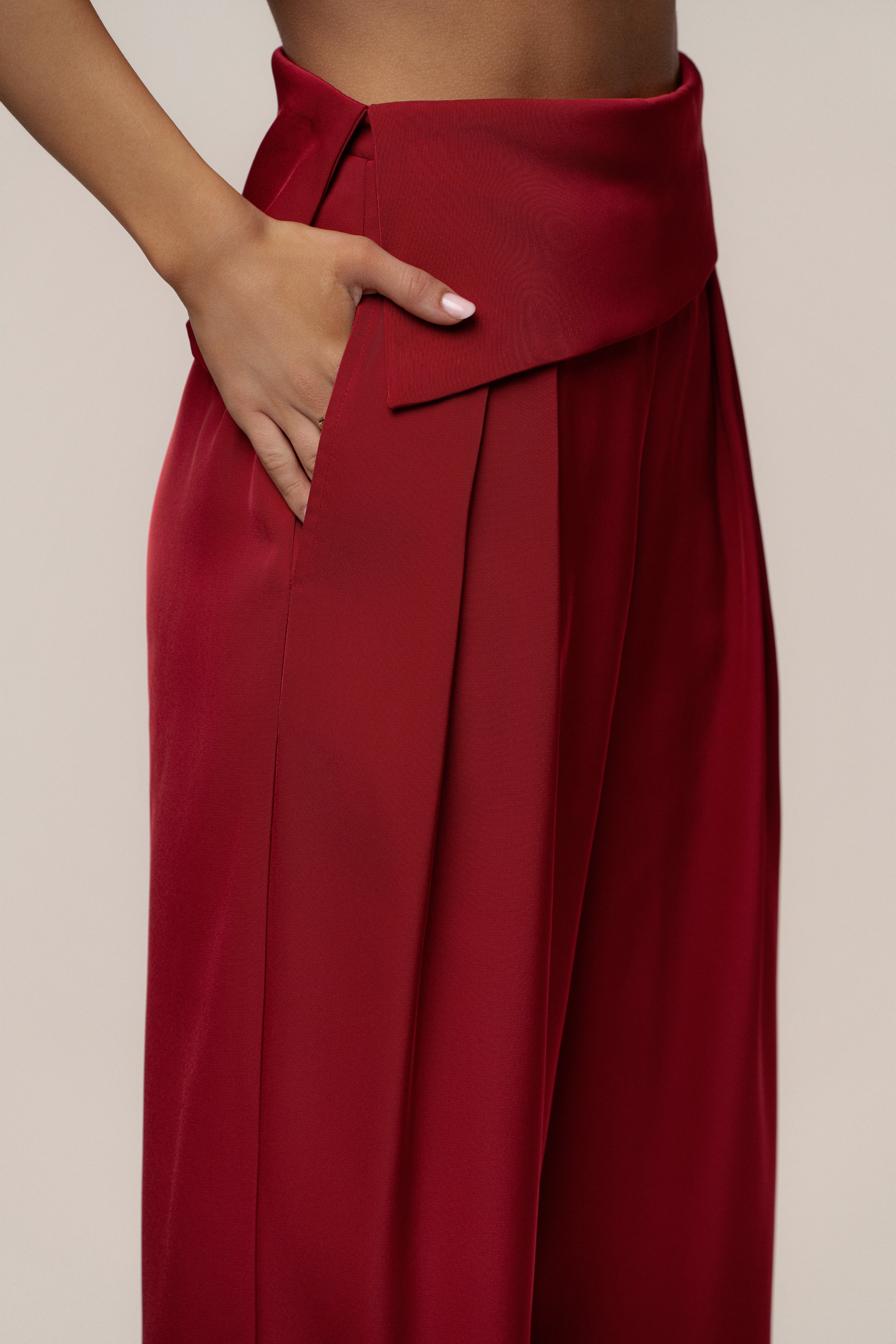 Red Executive Trousers