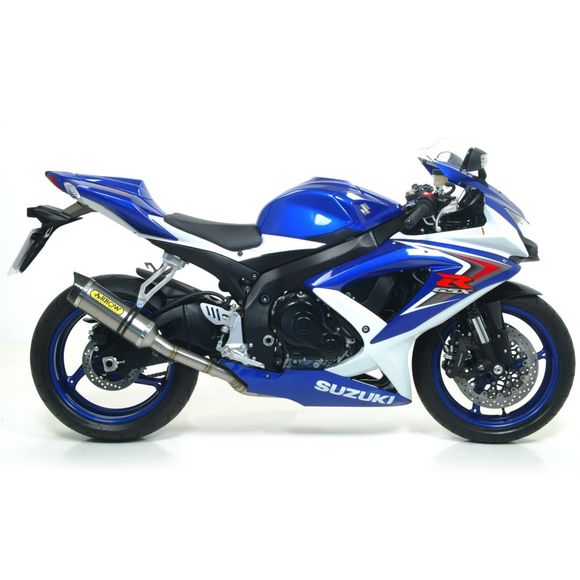 Silencieux Arrow Alu Street thunder embout acier - GrisRef : AW0209 / 71702AO
