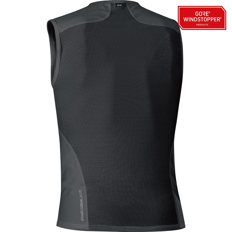 GOREWEAR GORE® WINDSTOPPER® Base Layer Sleeveless Shirt Men - black 9900