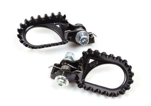 S3 Hard Rock footrest rear position +10mm black steelRef: SPART00023A / 1061081