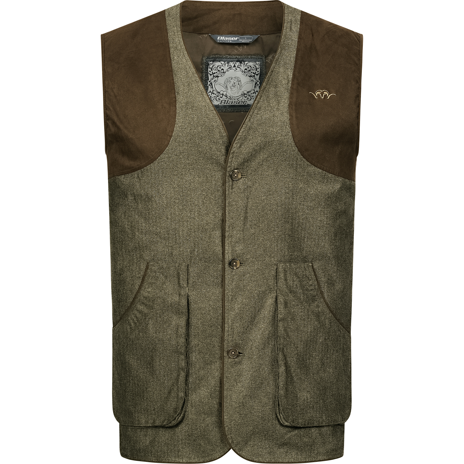 Wing Vest Vintage Men (Olive Mélange\/Black)
