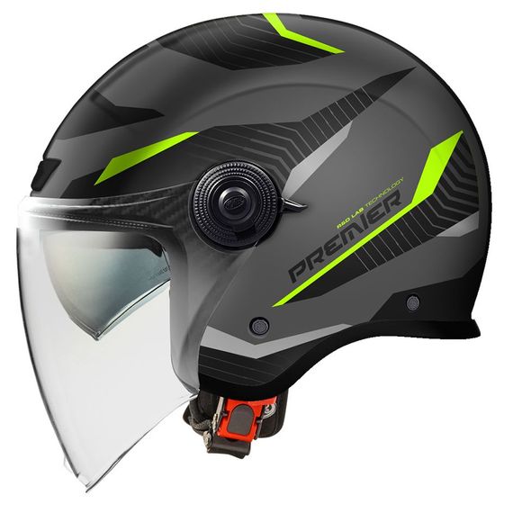 Premier CITY FLY EVO FA jet helmet - YellowRef: PE0492