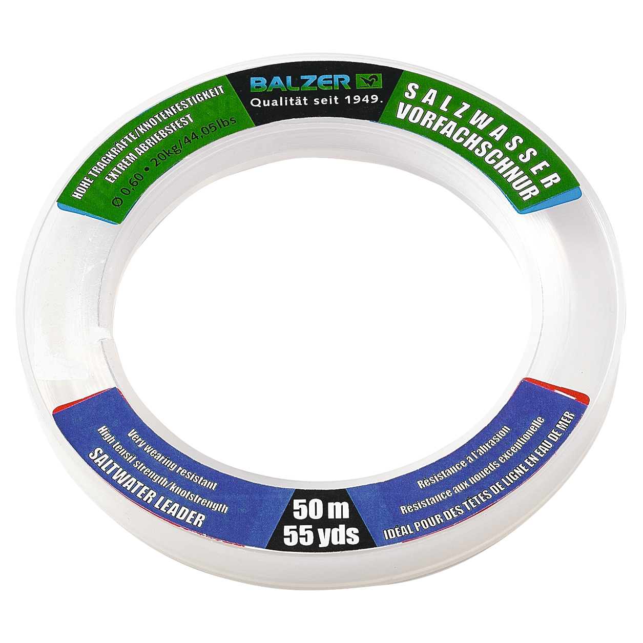 Balzer Saltwater Trace (clear, 50 m)