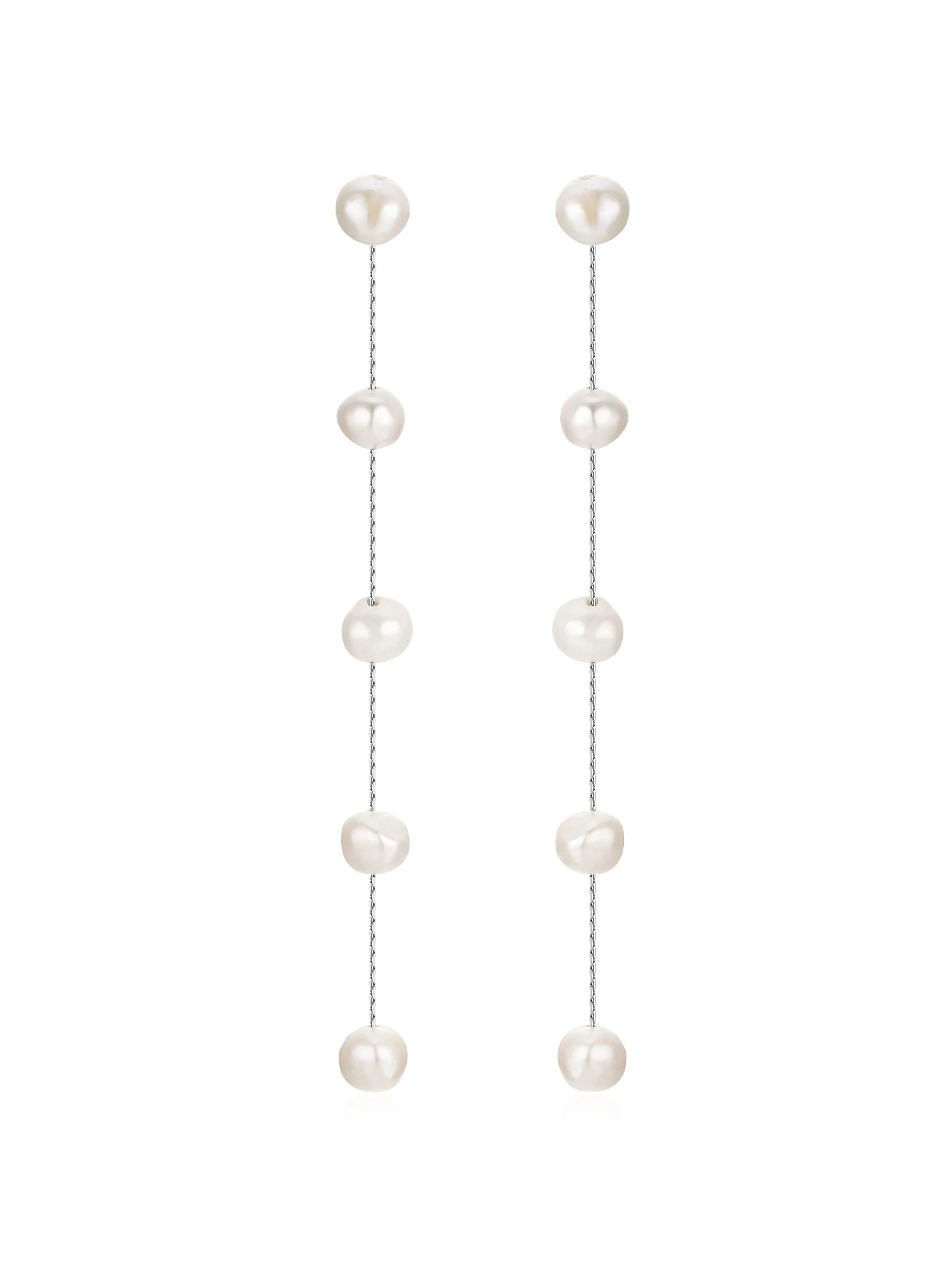 Dripping Pearl Delicate Drop Earrings