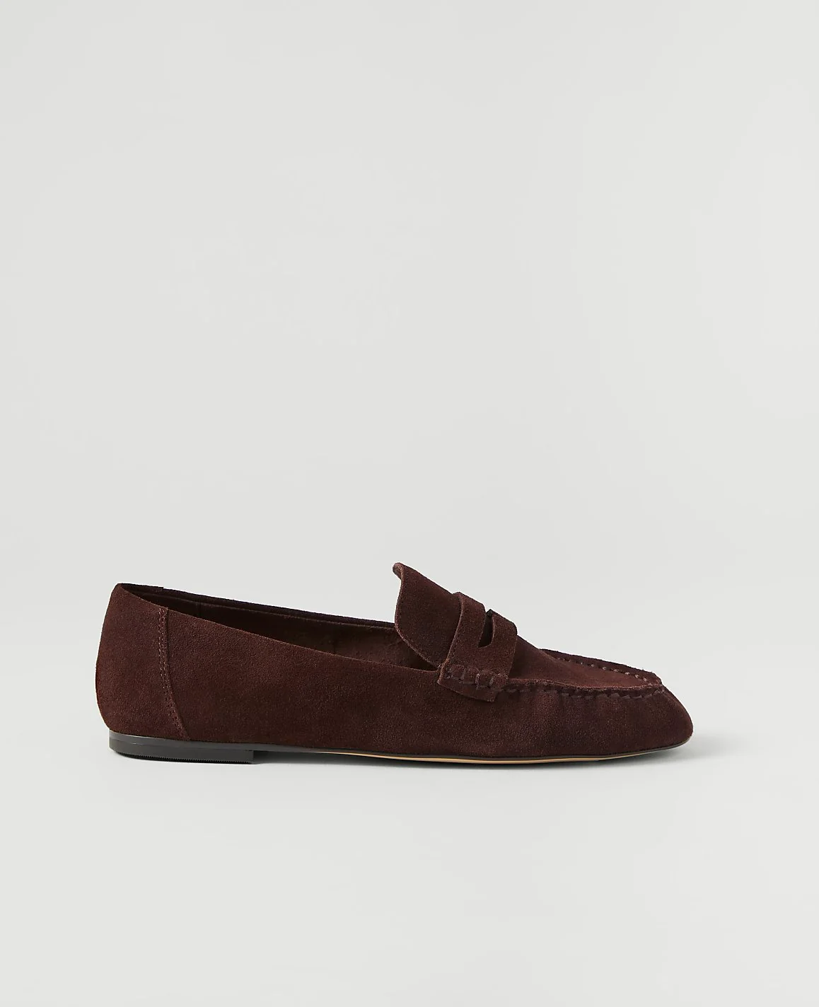 Weekend Gathered Suede Loafer