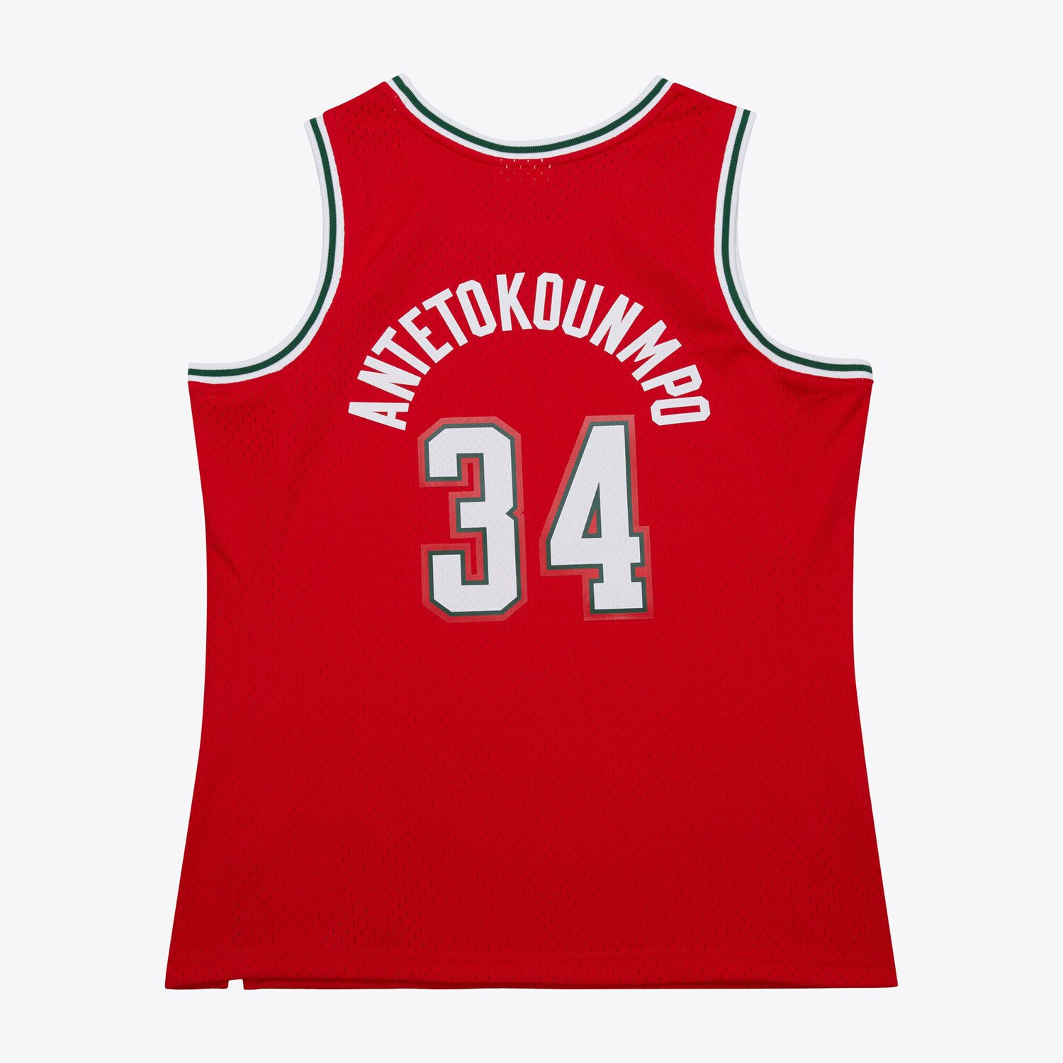 Giannis Antetokounmpo #34 Milwaukee Bucks 2014-15 Mitchell & Ness Swingman NBA Jersey Red