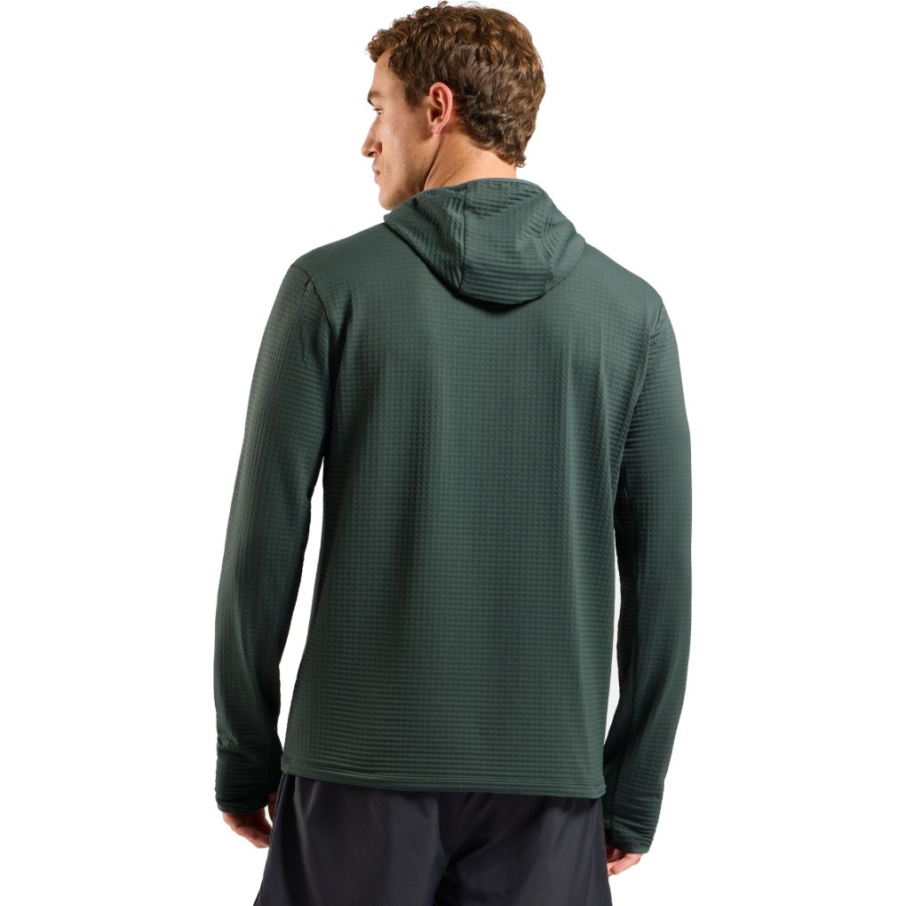 Odlo Essentials Thermal Hooded Running Mid Layer Men - urban chic