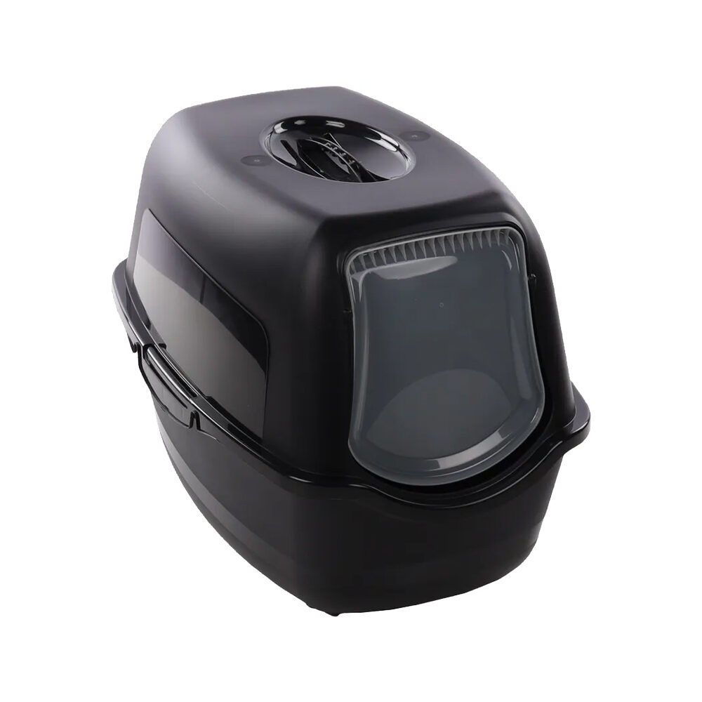 Flamingo Lexie Cat Litter Tray - Black