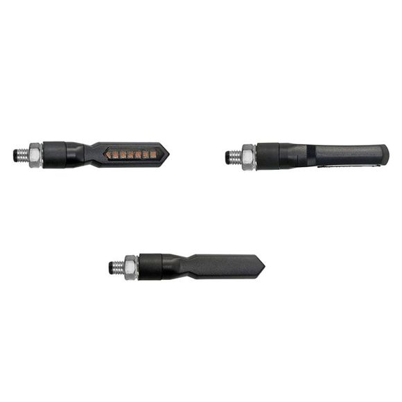 Chaft LIGHTER LED SEQUENTIAL 2.0 indicator (Pair) Universal - BlackRef: ch0632 / in1126