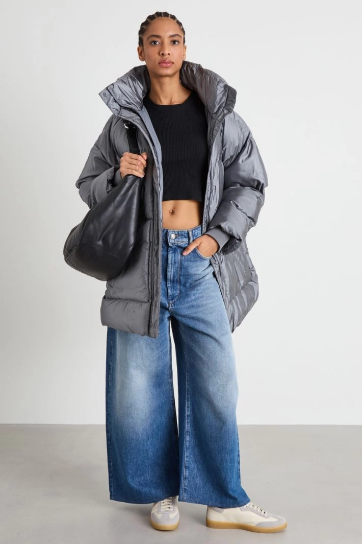 Oversized hooded padded coat - LEAD