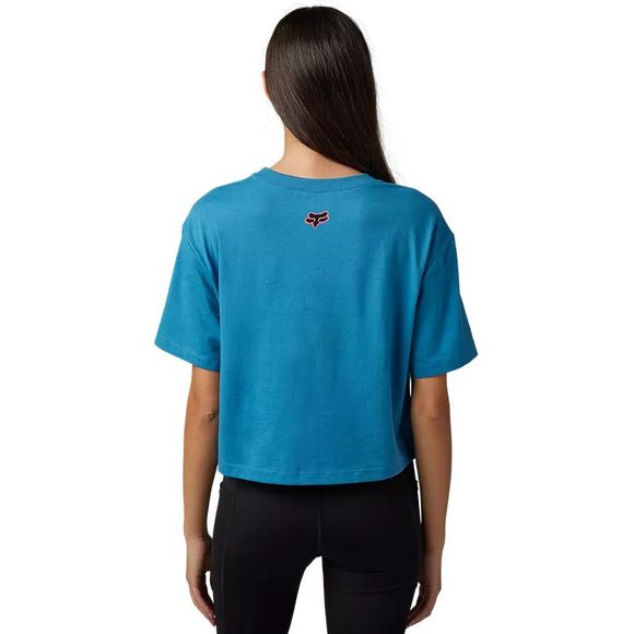 Fox MORPHIC CROP TOP Short Sleeve T-Shirt - BlueRef: FX4057