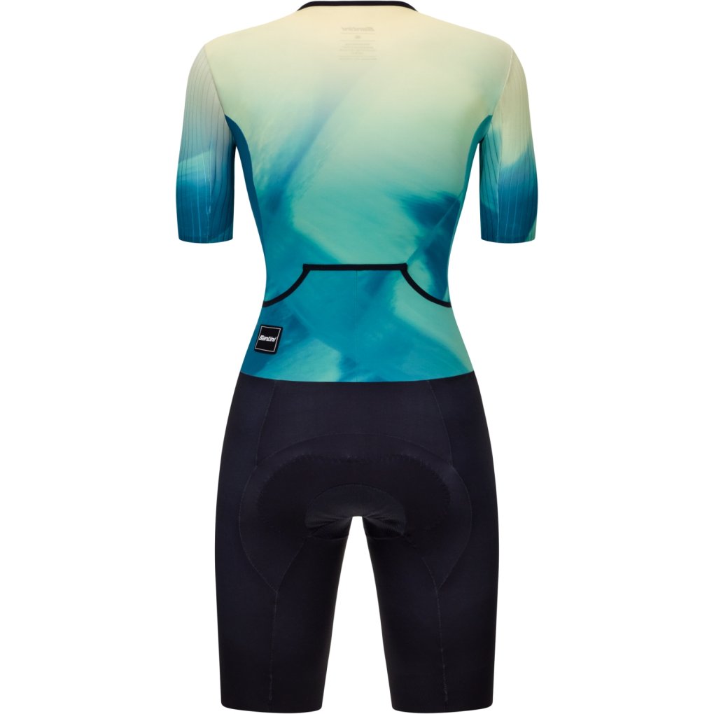 Santini Viper Block Trisuit Women 6T780LIMGVIPER - teal TE