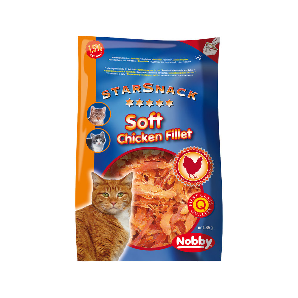 Nobby - Cat Starsnack Soft Chicken Fillet - 85g