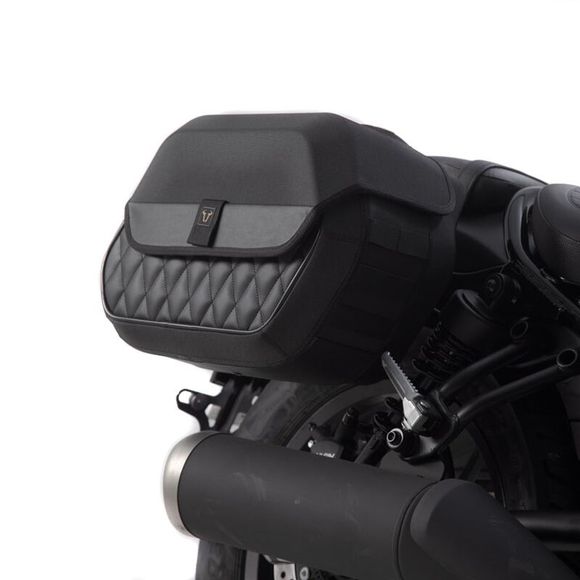 SW-MOTECH LH LEGEND Saddlebags WITH MOUNT (25.5/19.5 Liters) - BlackRef: BC.HTA.01.682.20000